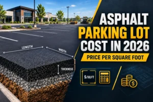 Asphalt Parking Lot Cost in 2026: Price per Square Foot